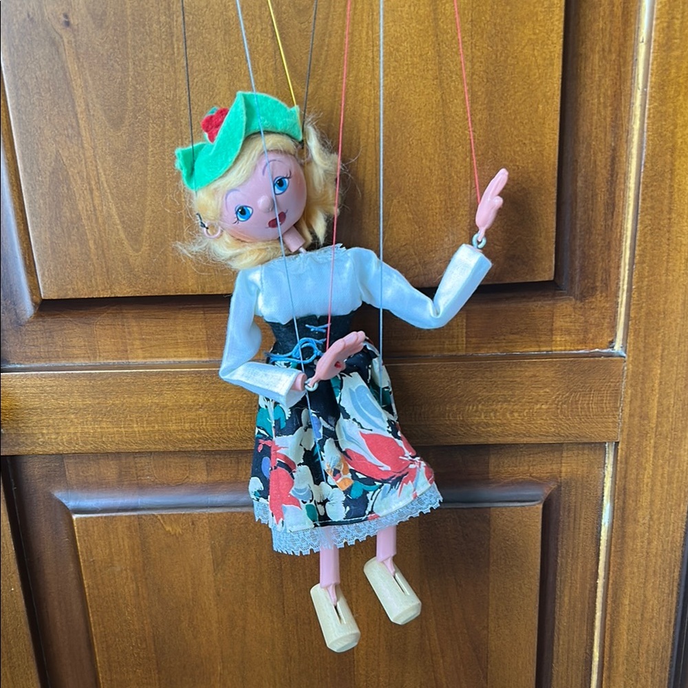Vintage Pelham Puppet Marionette Toy - Mitzi